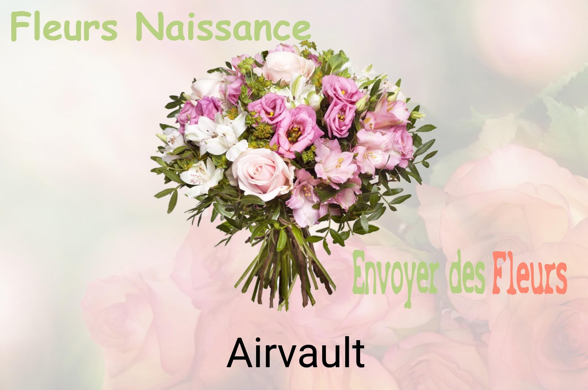Bouquet de fleurs de naissance livré à Airvault